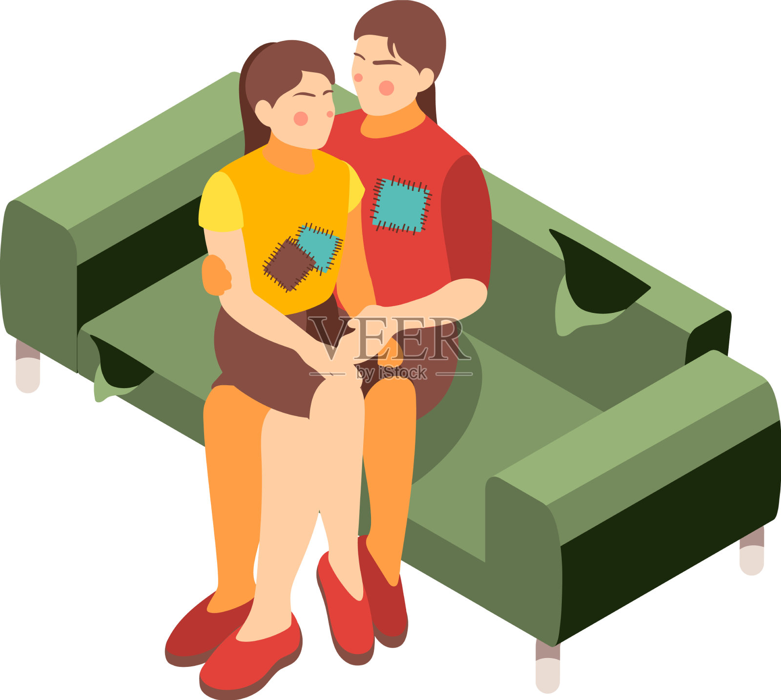 家庭生活构成差设计元素图片