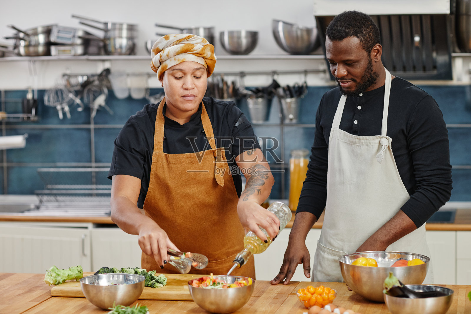 专业厨房厨师照片摄影图片