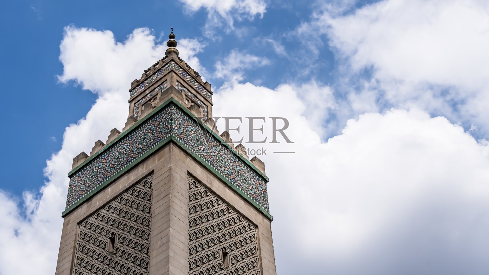 法国巴黎清真寺,照片摄影图片