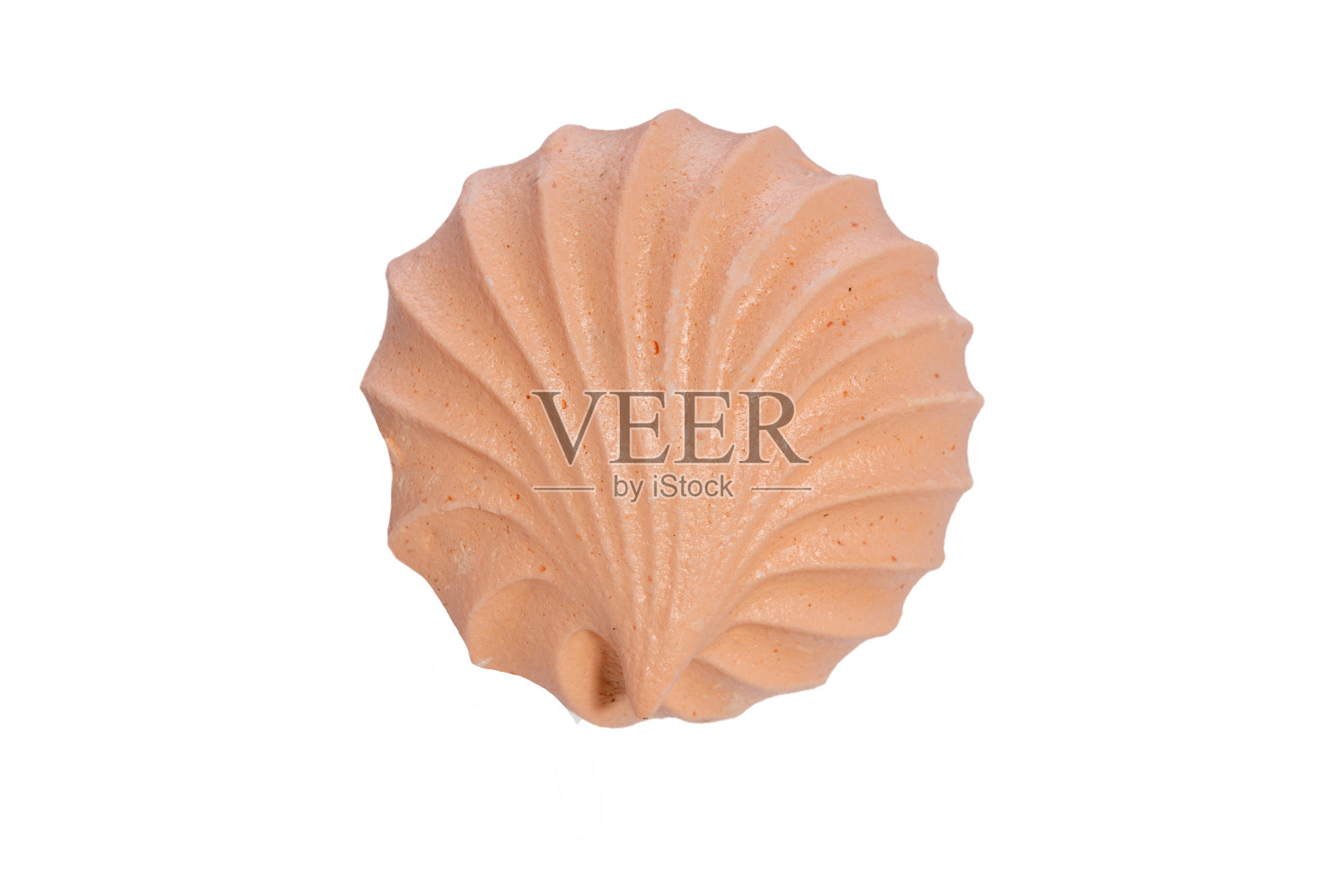 红色蛋白酥饼孤立在白色的背景照片摄影图片