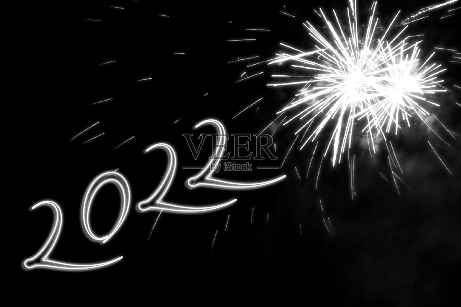 新年快乐!2022年快乐!再见2021 !圣诞和新年的背景，年终，庆祝，新年的形象，普遍的友爱，冬季插画图片素材