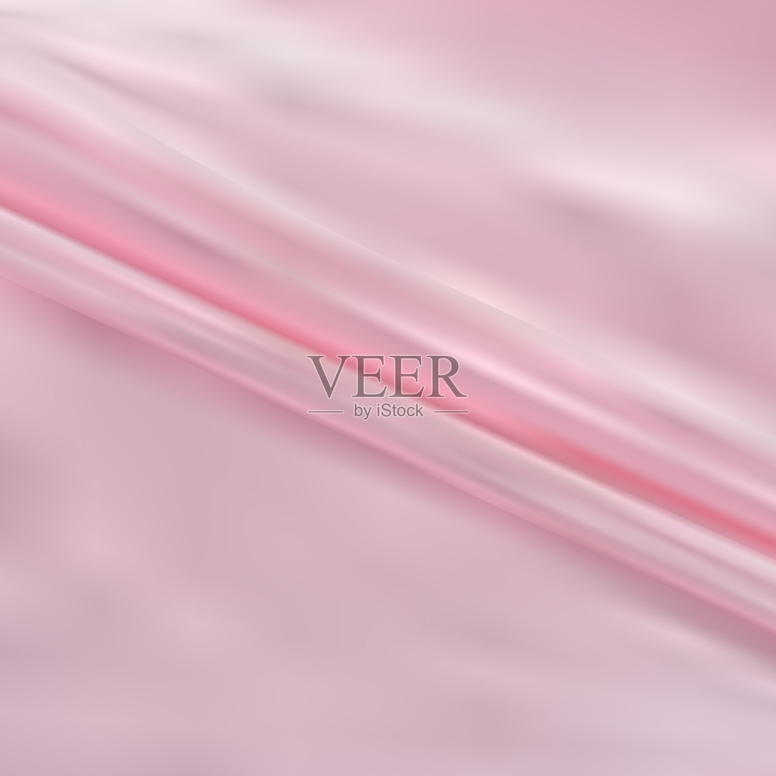柔软的粉红色丝绸织物浪漫纺织品美丽插画图片素材