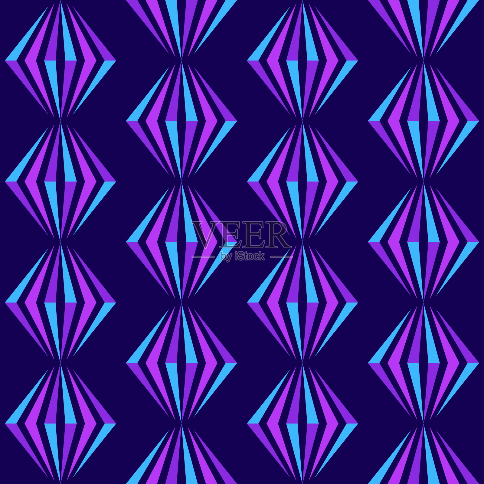 简单的条纹无缝图案-装饰任何表面。插画图片素材