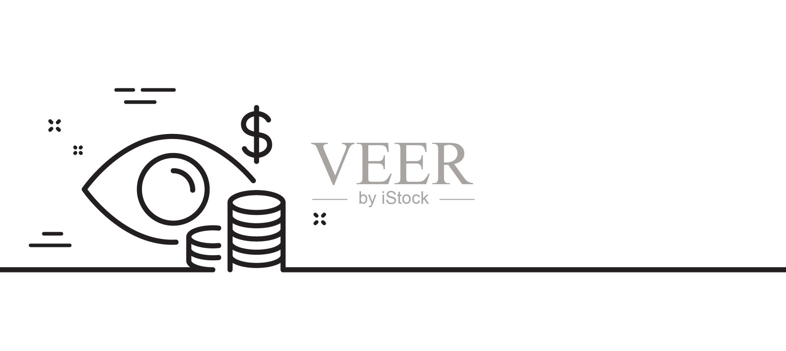 企业愿景会计线图标财务设计元素图片