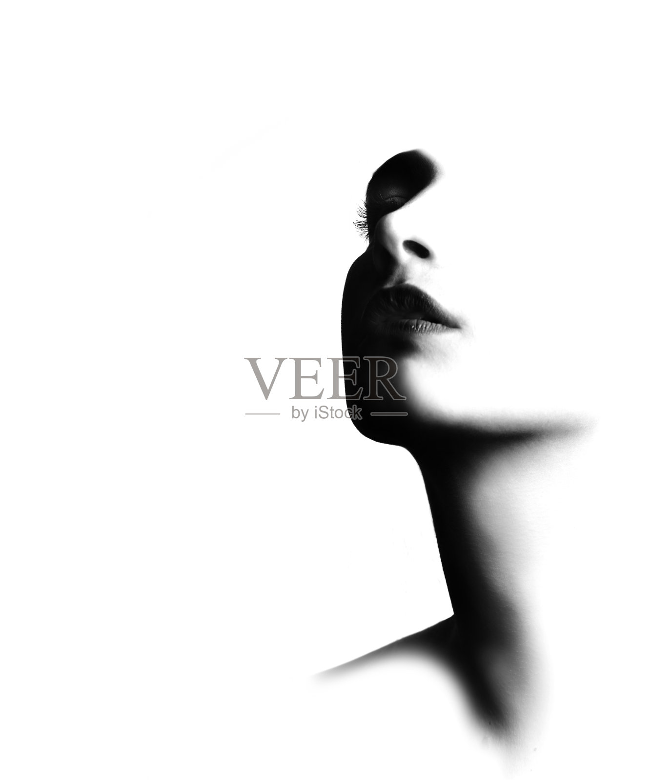 一个年轻美丽女子的艺术画像照片摄影图片