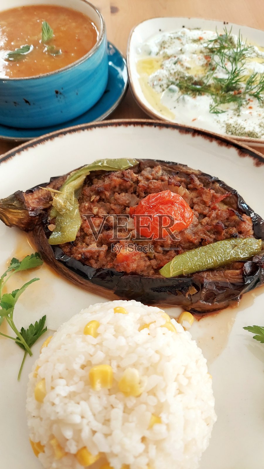 土耳其菜每日菜单照片摄影图片