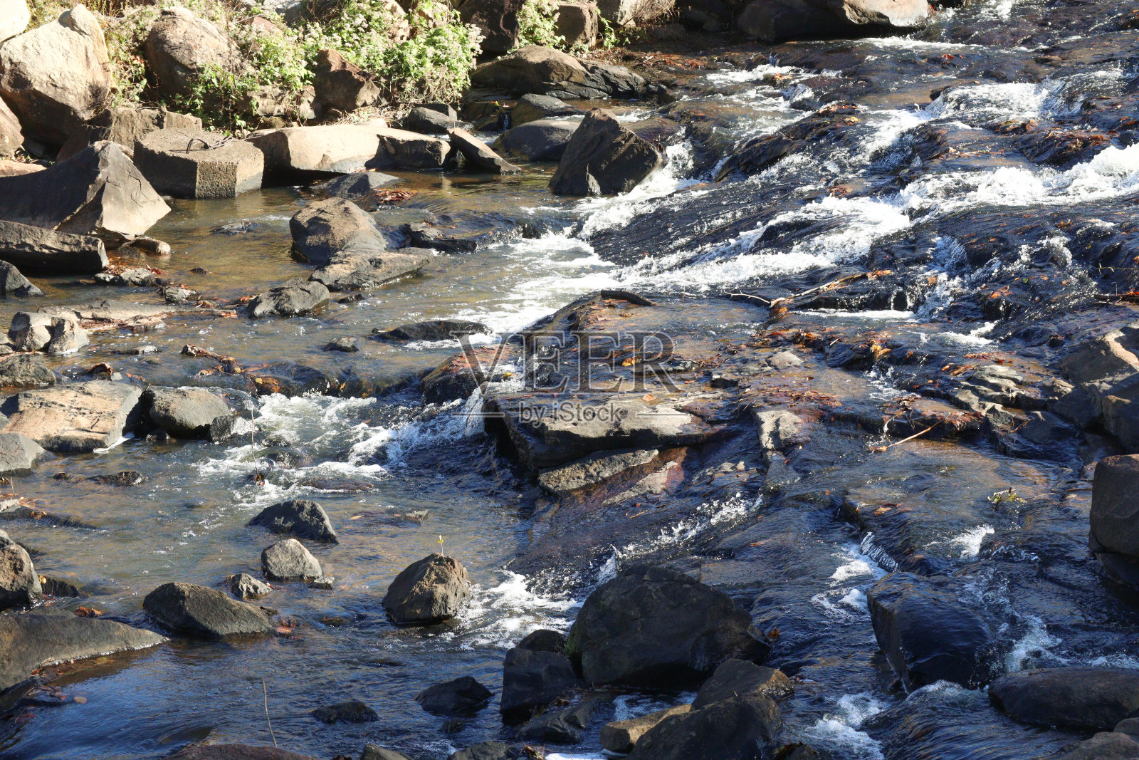 印第安泉州立公园激流照片摄影图片