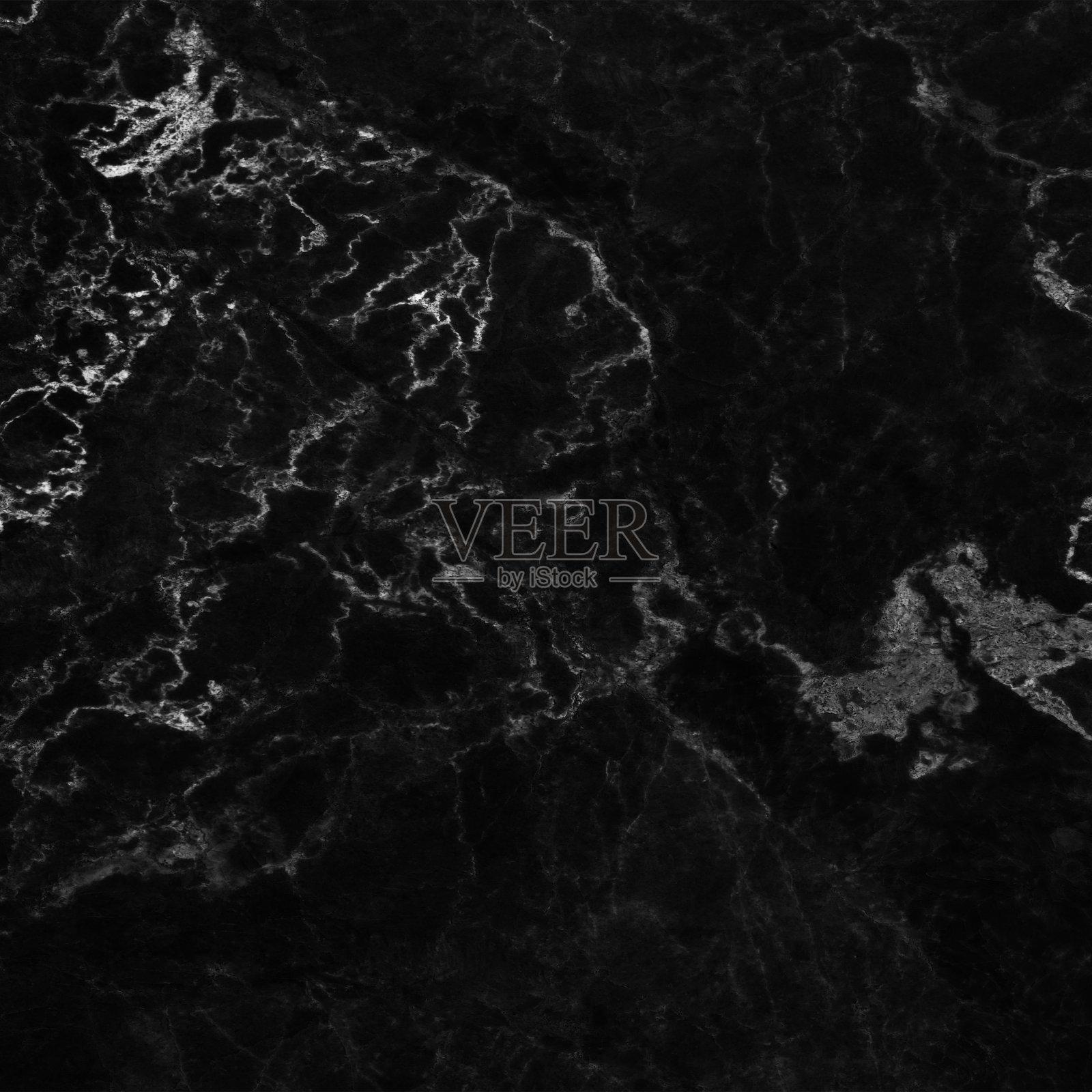 黑色大理石自然图案为背景，抽象自然大理石黑白照片摄影图片