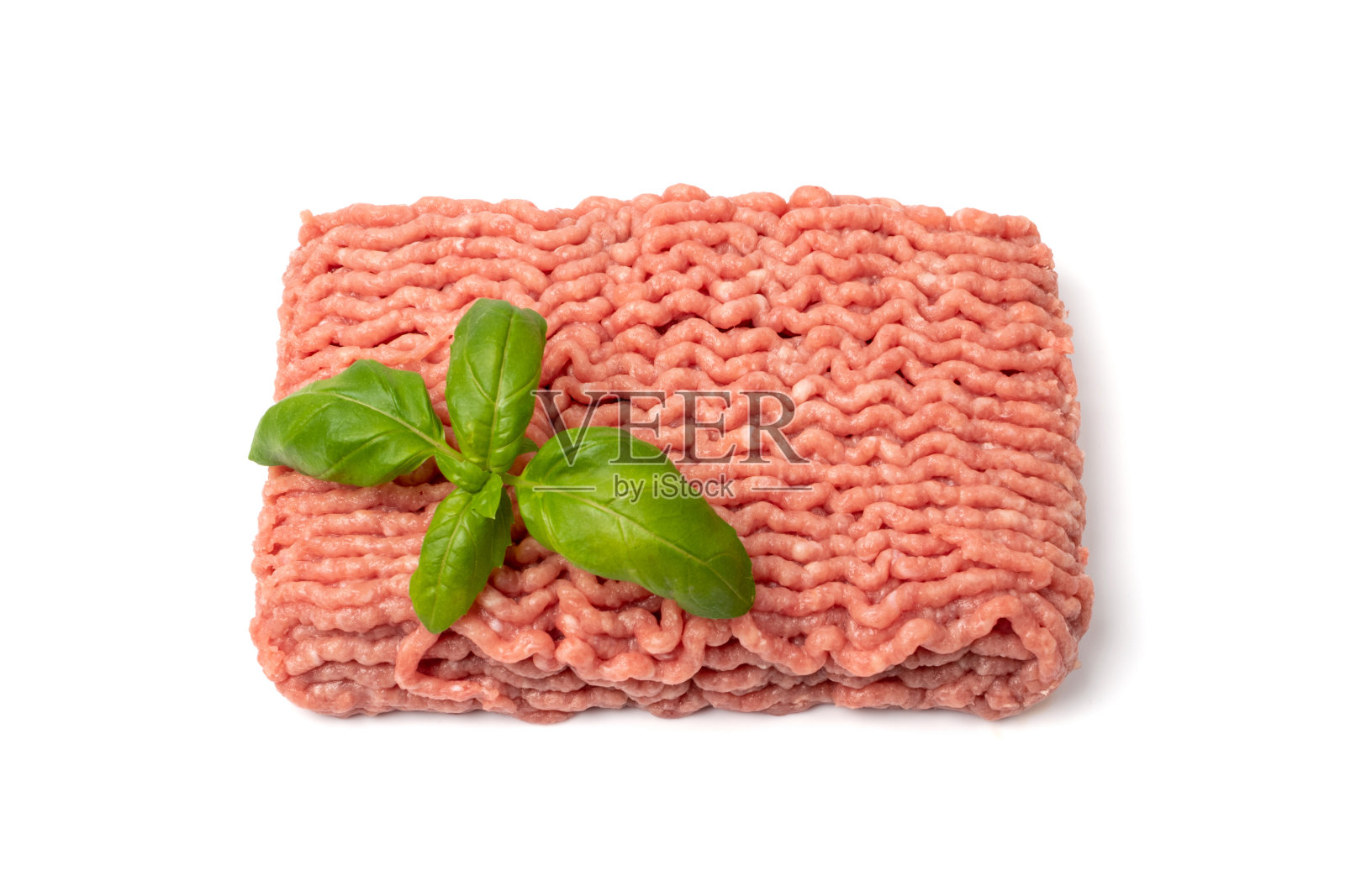 采购产品火鸡肉糜，磨碎的新鲜鱼片，生肉糜照片摄影图片