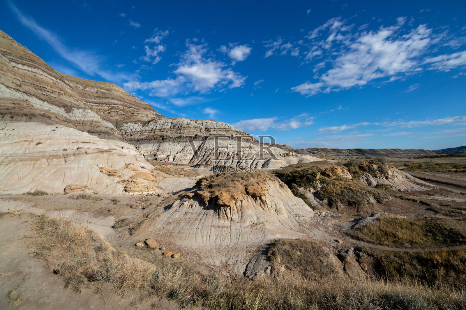 Drumheller Hoodoos，阿尔伯塔，加拿大照片摄影图片