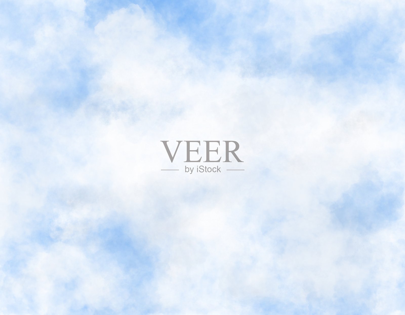 真实的白云在清晰的蓝天背景第02集照片摄影图片