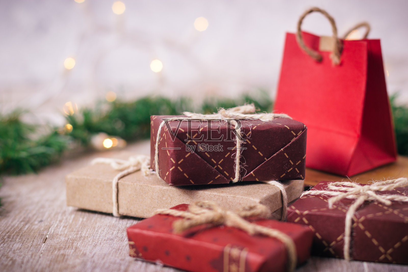 迷你圣诞照片摄影图片