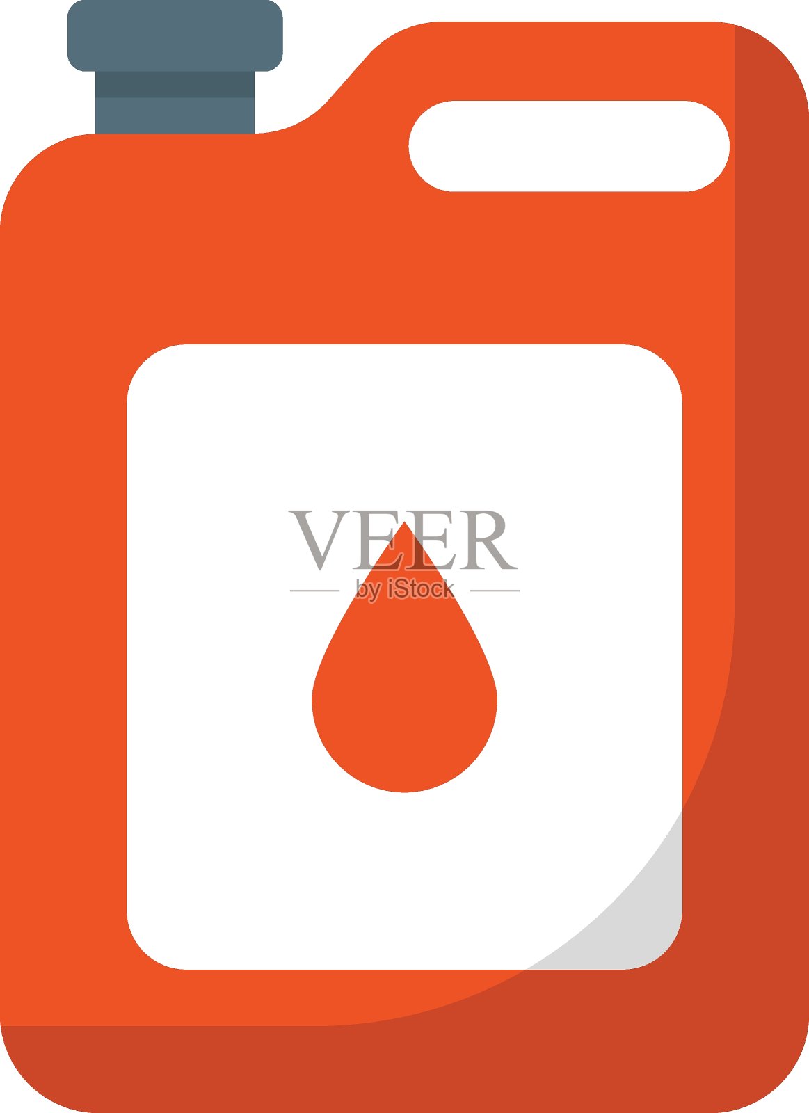 发动机润滑油可以概念，矢量电机油瓶颜色图标设计，汽车服务和汽车修理店标志，卡车备件标志，汽车技术员设备库存说明插画图片素材