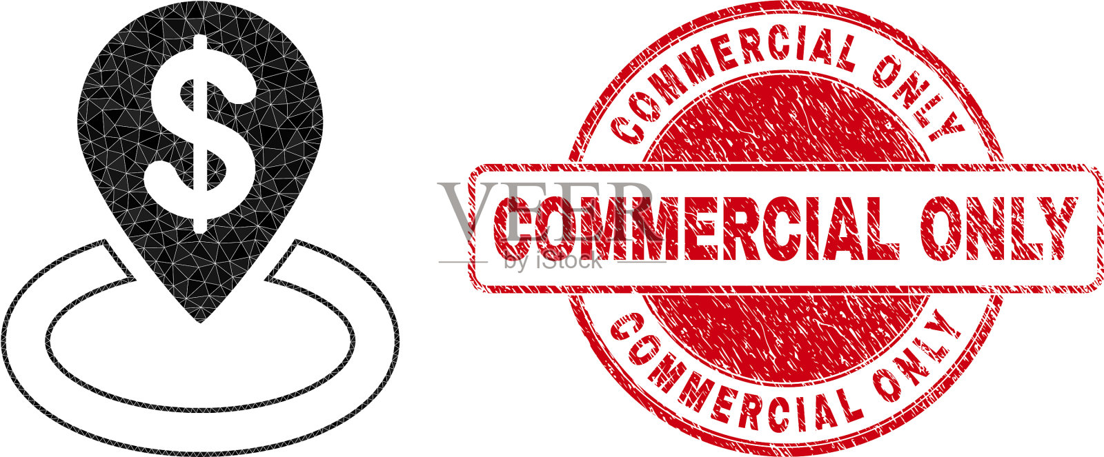 橡胶商业只轮水印和银行插画图片素材