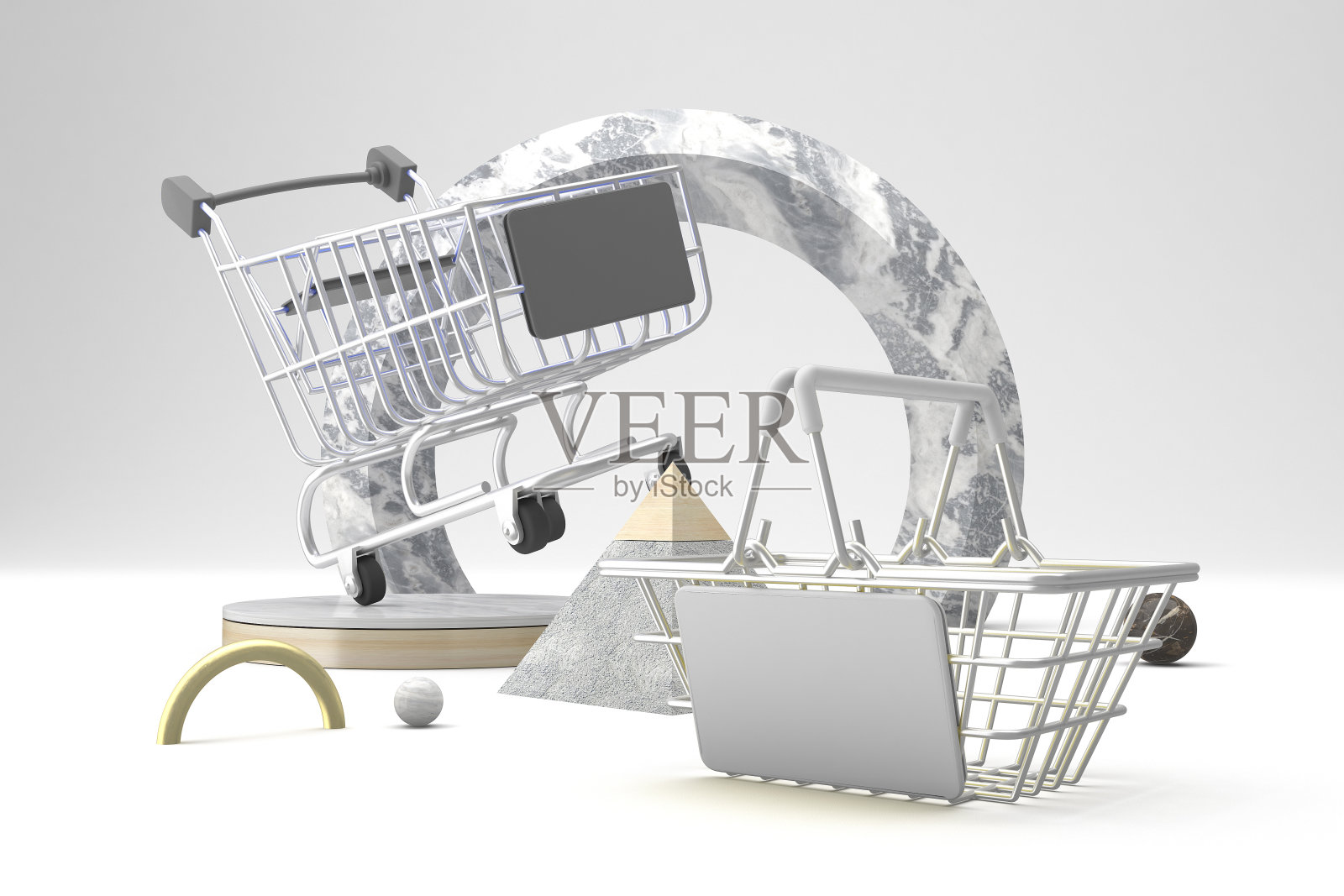 抽象的购物照片摄影图片