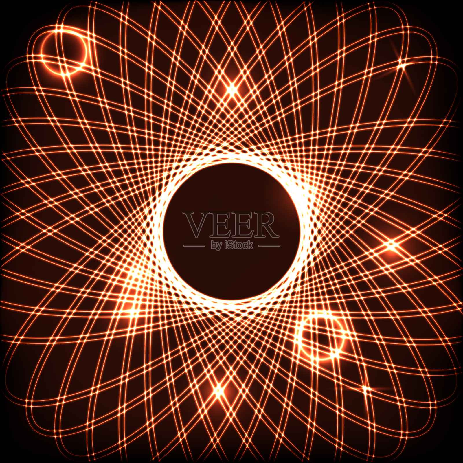 暗彩光效果插画图片素材