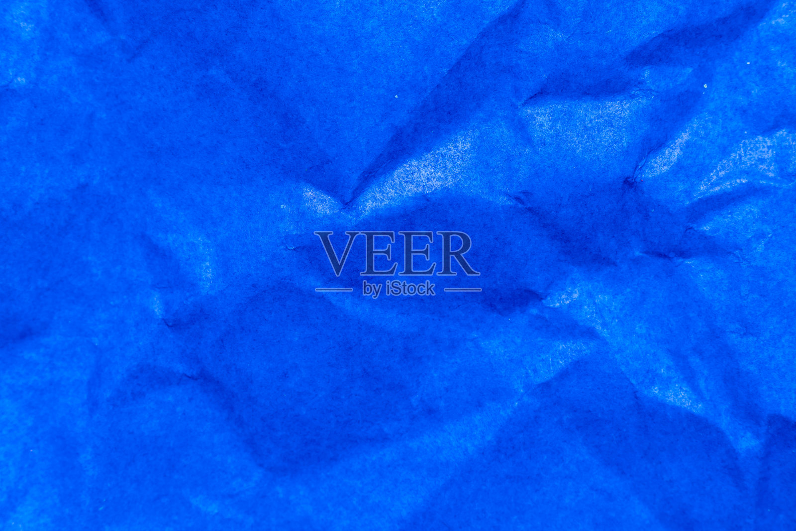 Grunge皱蓝色纸张纹理背景照片摄影图片