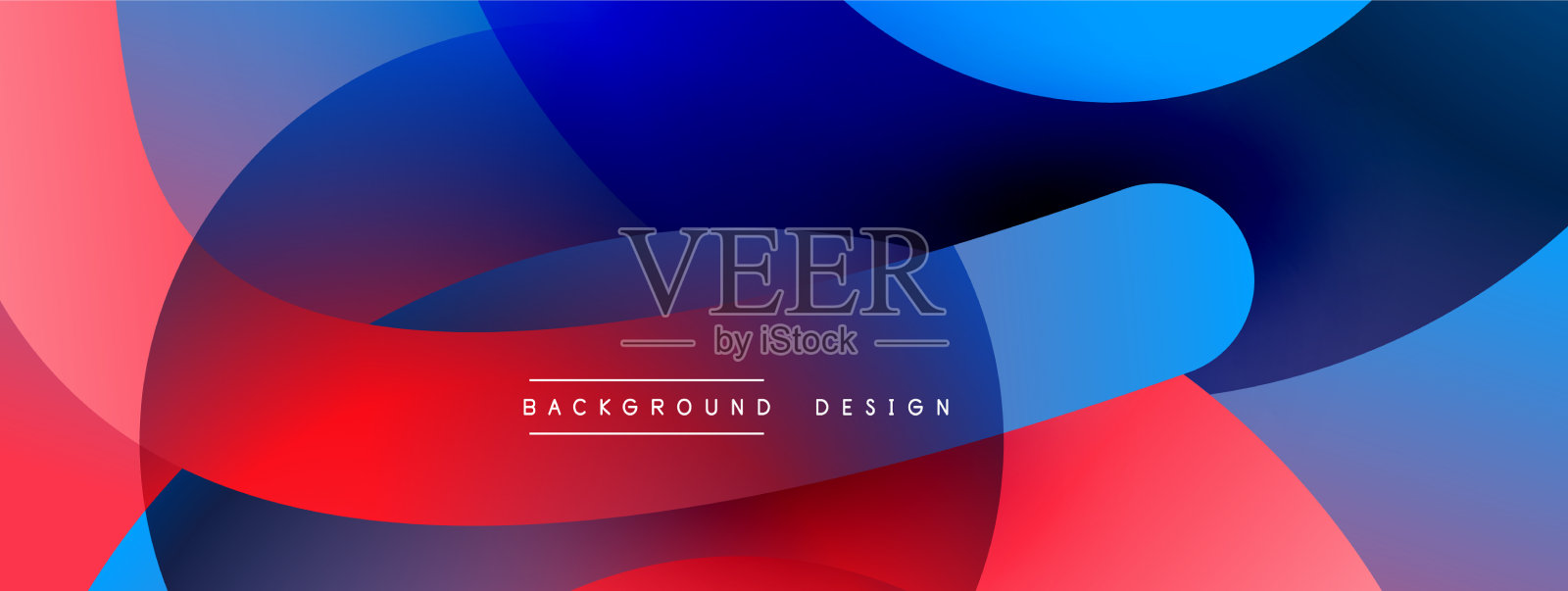 抽象重叠的线条和圆圈几何插画图片素材