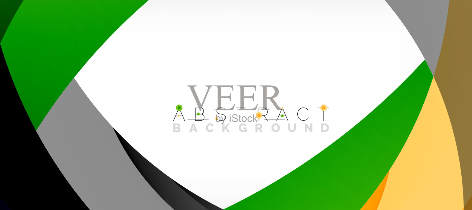 几何抽象背景圆创建与插画图片素材