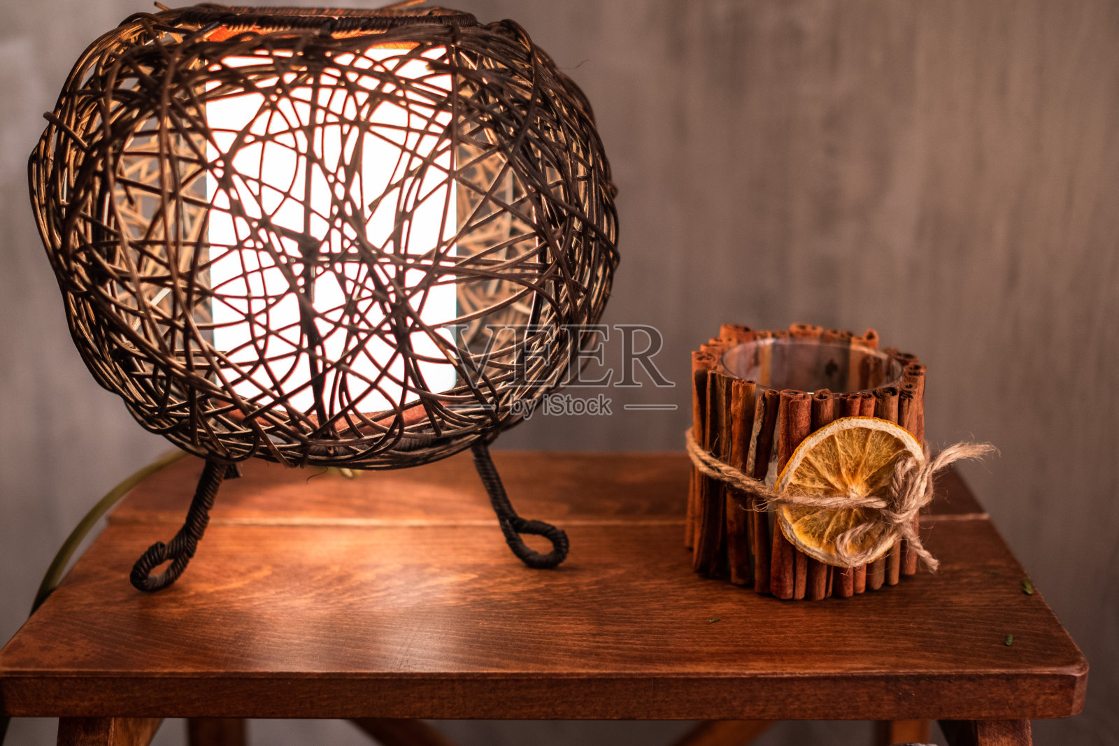 一个时髦的灯照片摄影图片