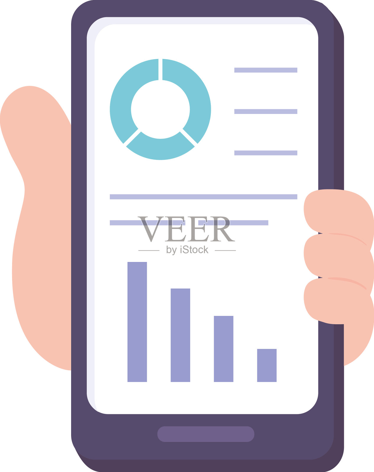 与智能手机设计元素图片