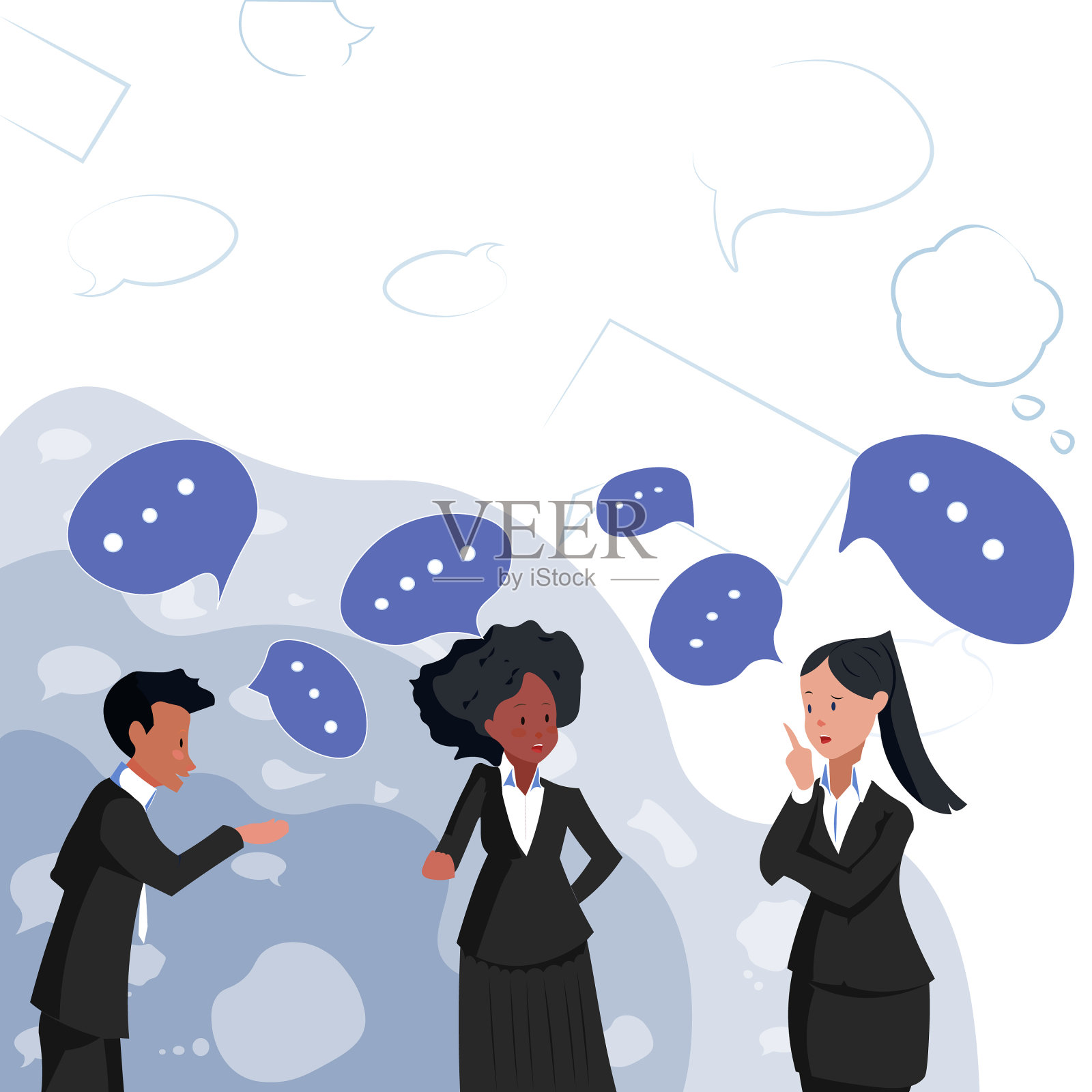 合作伙伴为技能建立新的美妙想法插画图片素材