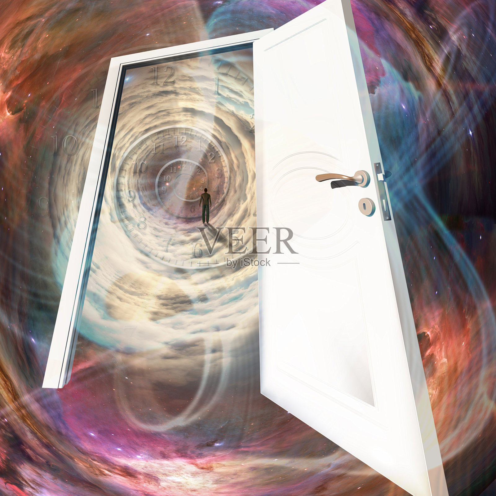 门的时间照片摄影图片