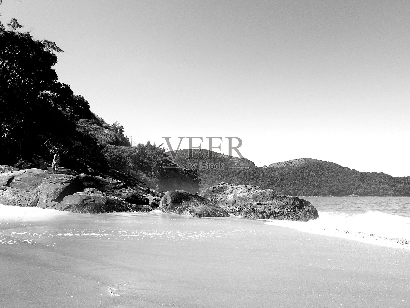 目的地Maresias -位于São Paulo北岸的海滩照片摄影图片