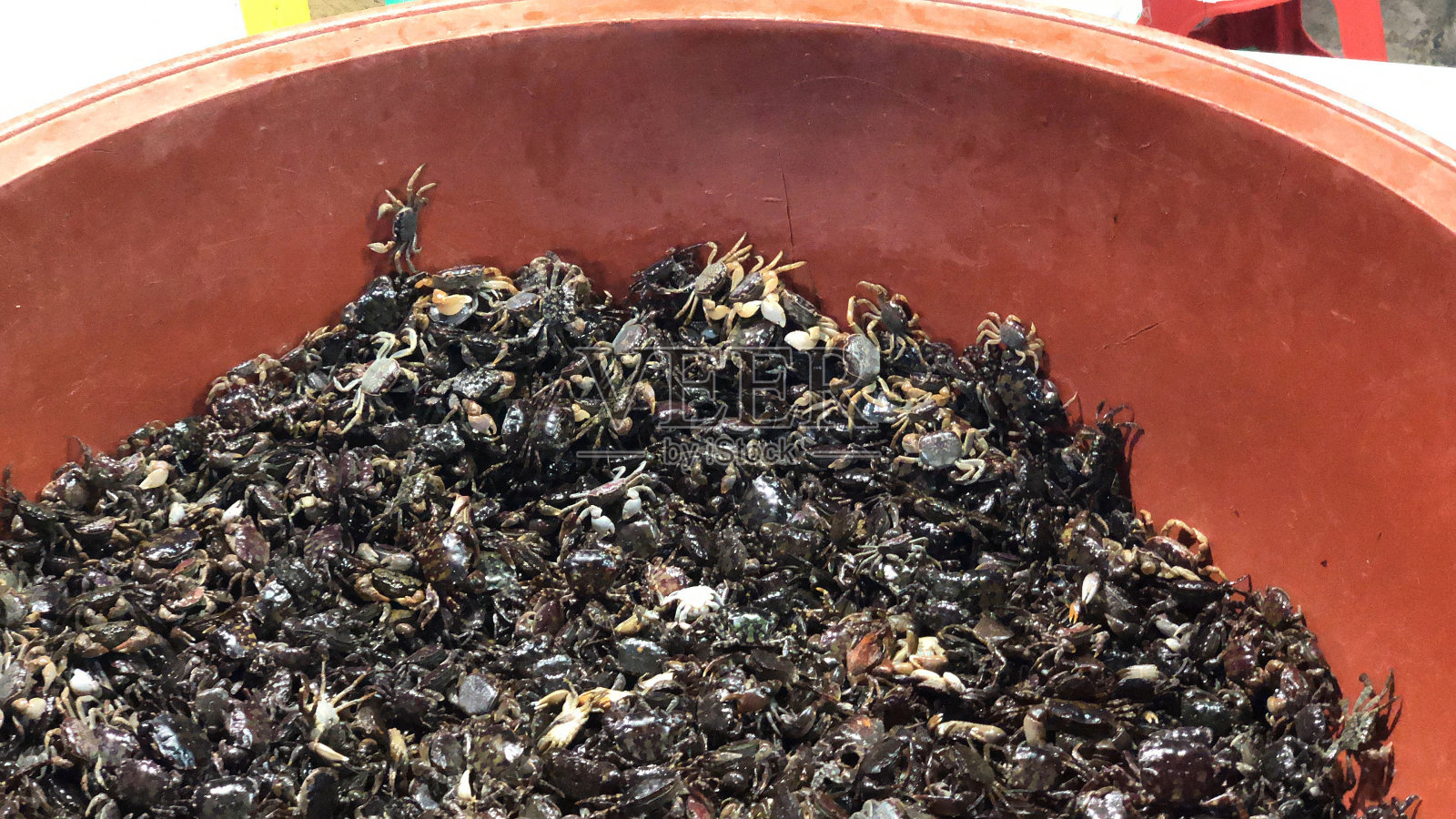 市场街的食物照片摄影图片