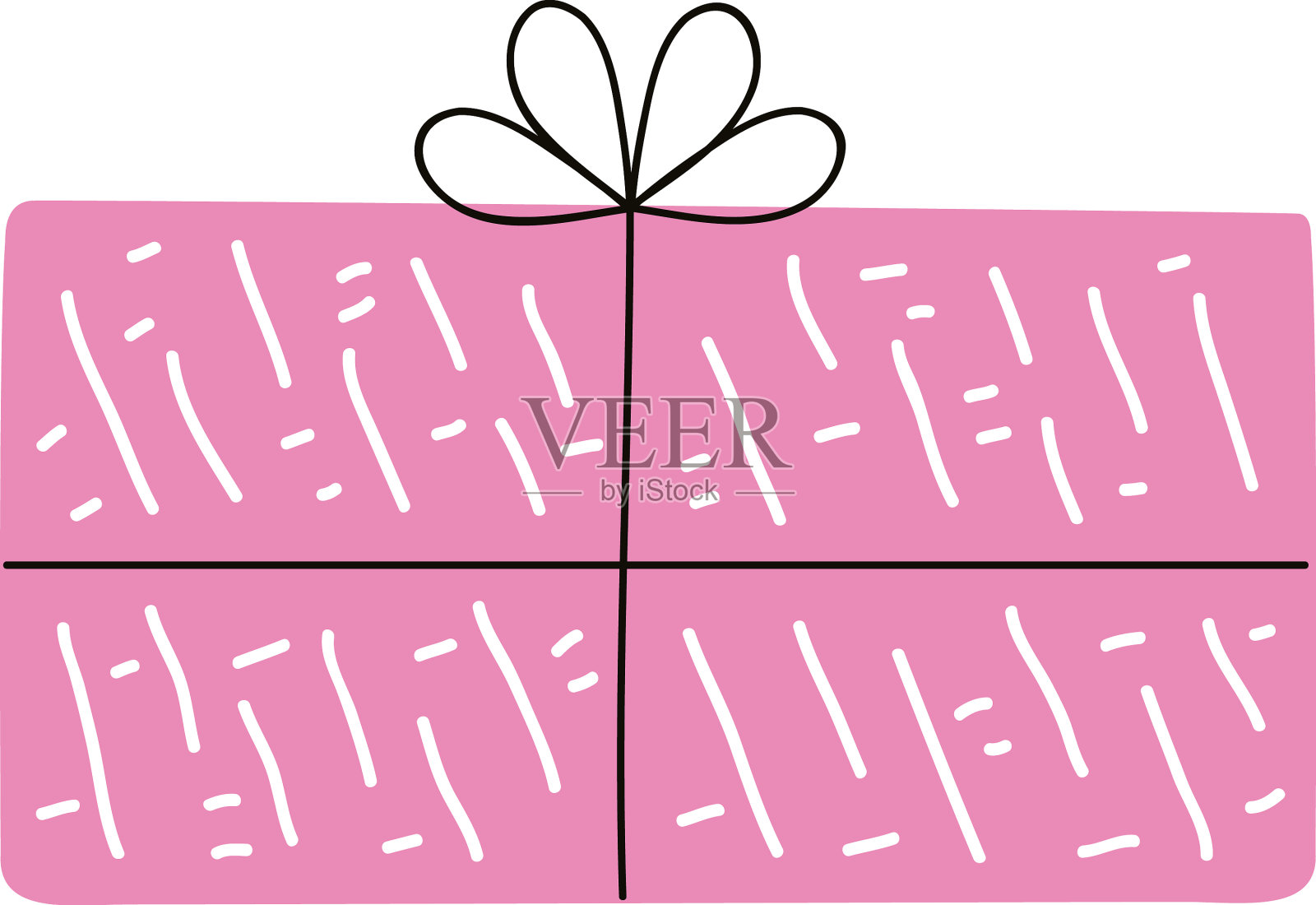 生日粉红色的礼物设计元素图片