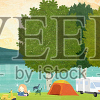 大暑节气扁平简约风次图设计模板素材