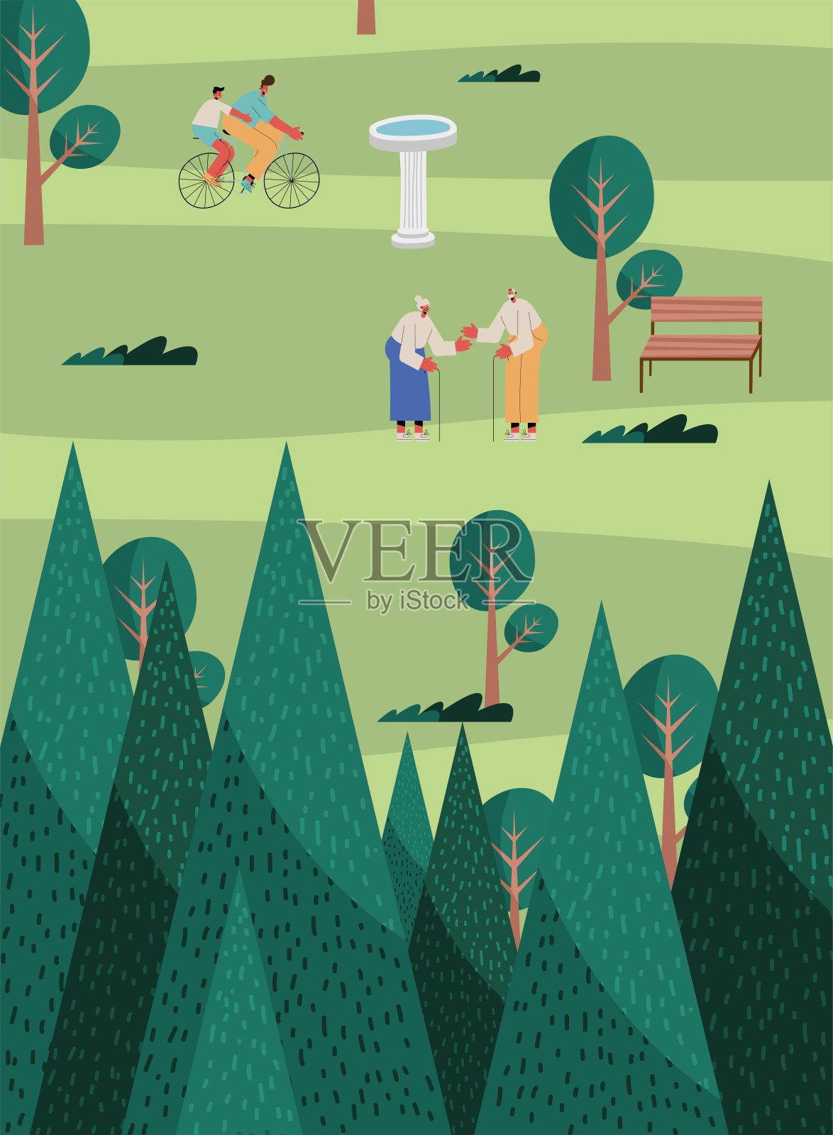 家庭领域插画图片素材