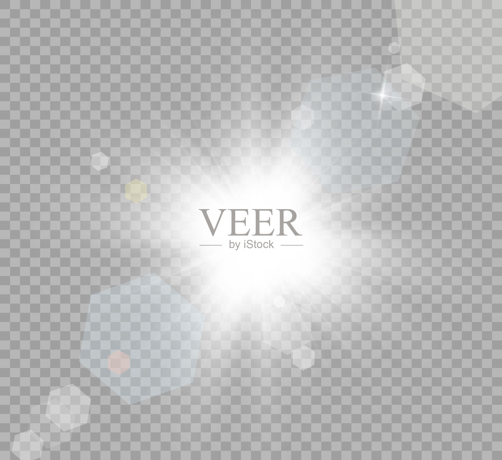 亮丽的明星。插画图片素材