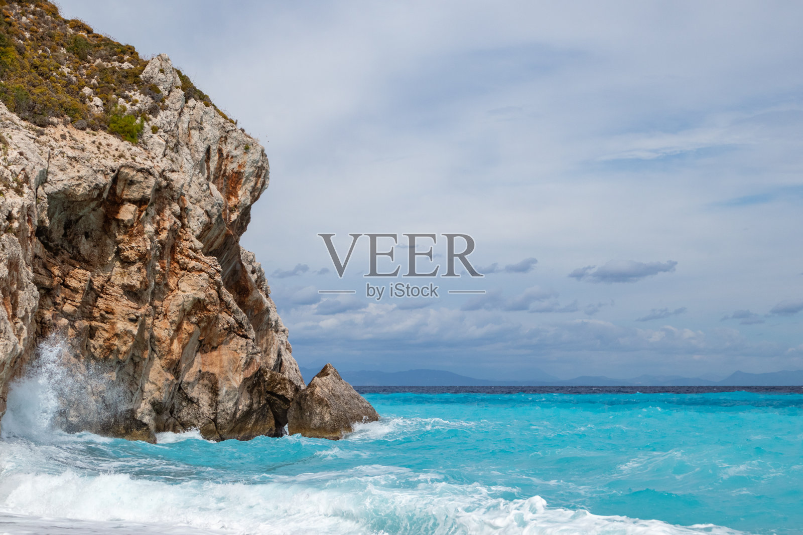 米洛斯海滩，碧海，Lefkada岛，希腊照片摄影图片