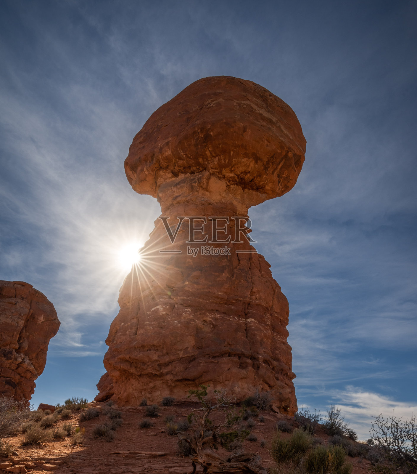 犹他州的拱门和峡谷国家公园照片摄影图片