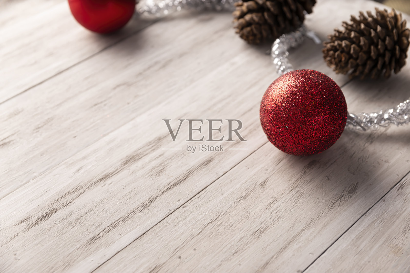 圣诞装饰质朴的背景照片摄影图片