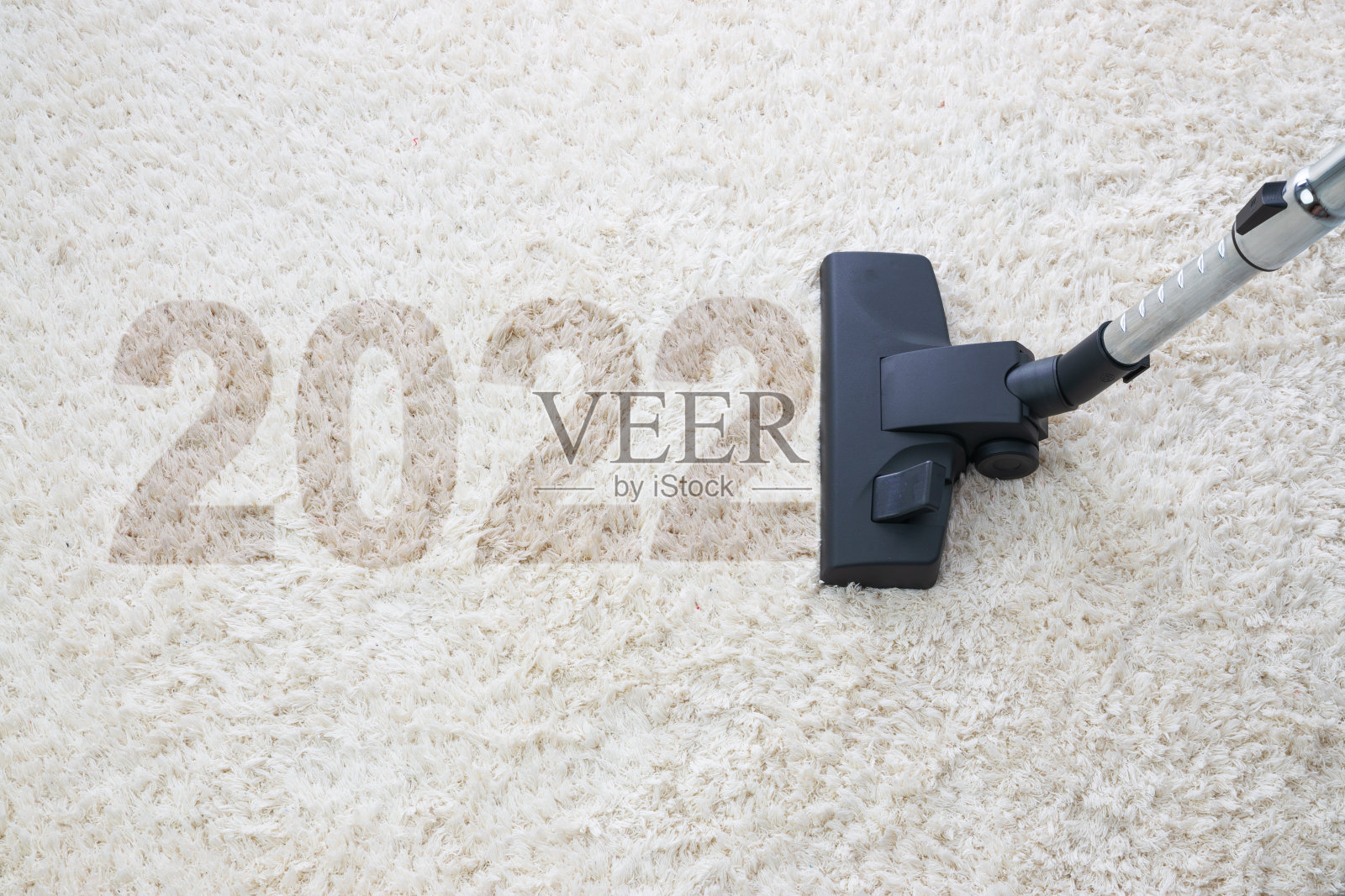 家用吸尘器和复制空间为一个文本，新的2022年照片摄影图片
