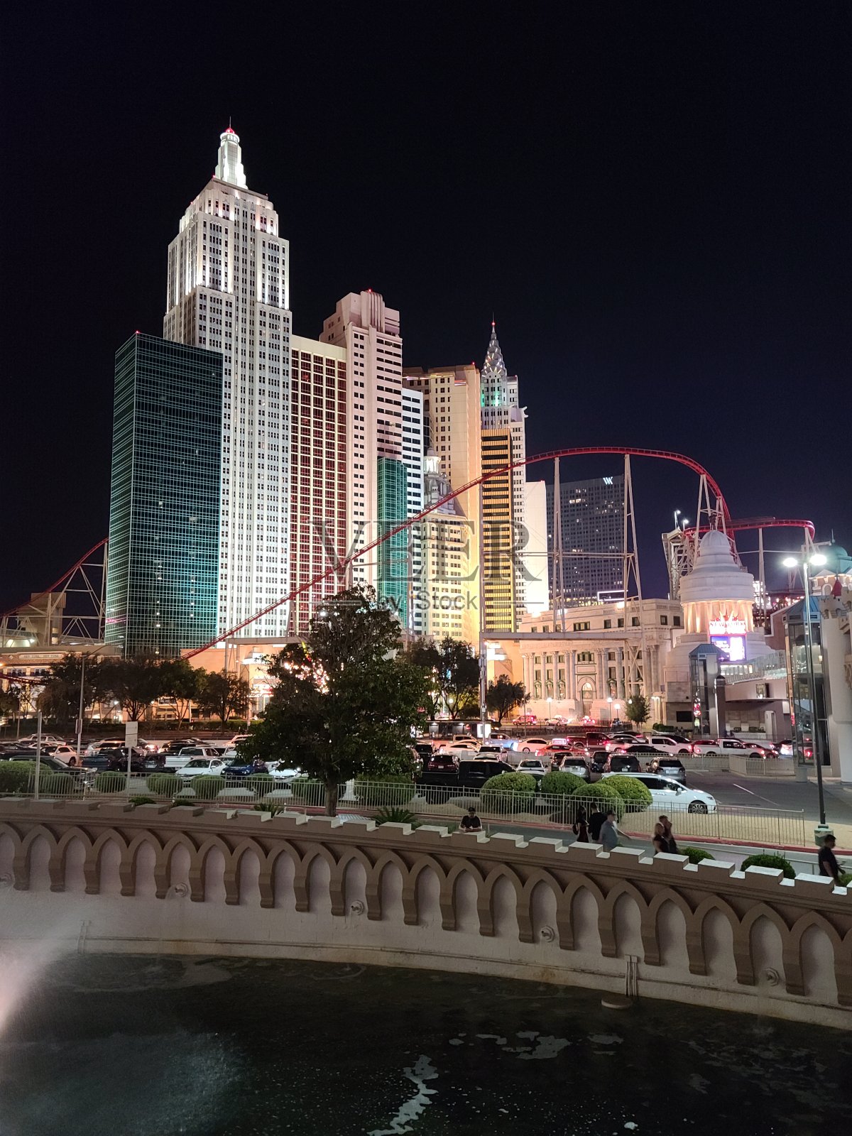 拉斯维加斯的夜晚照片摄影图片