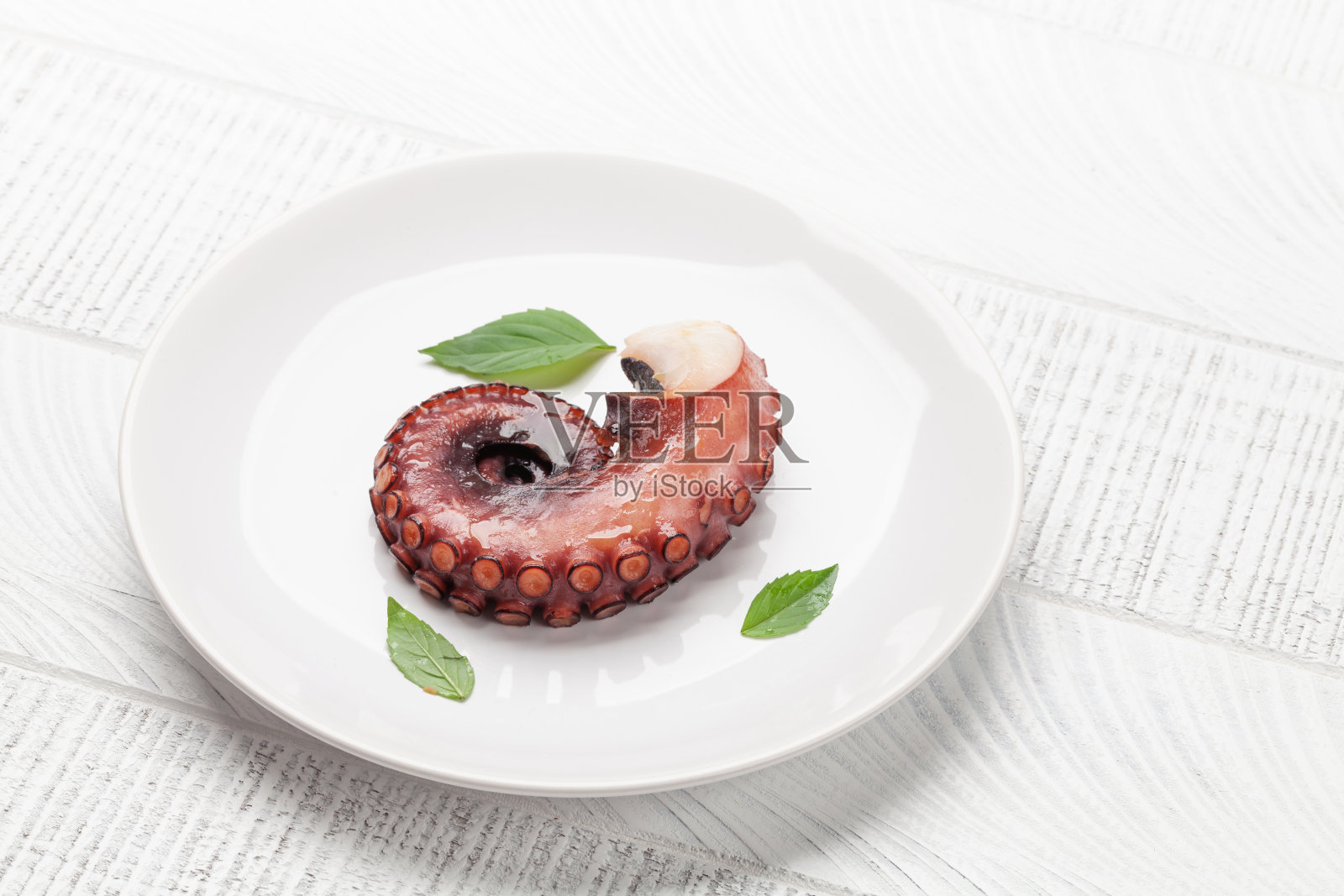 烤章鱼照片摄影图片