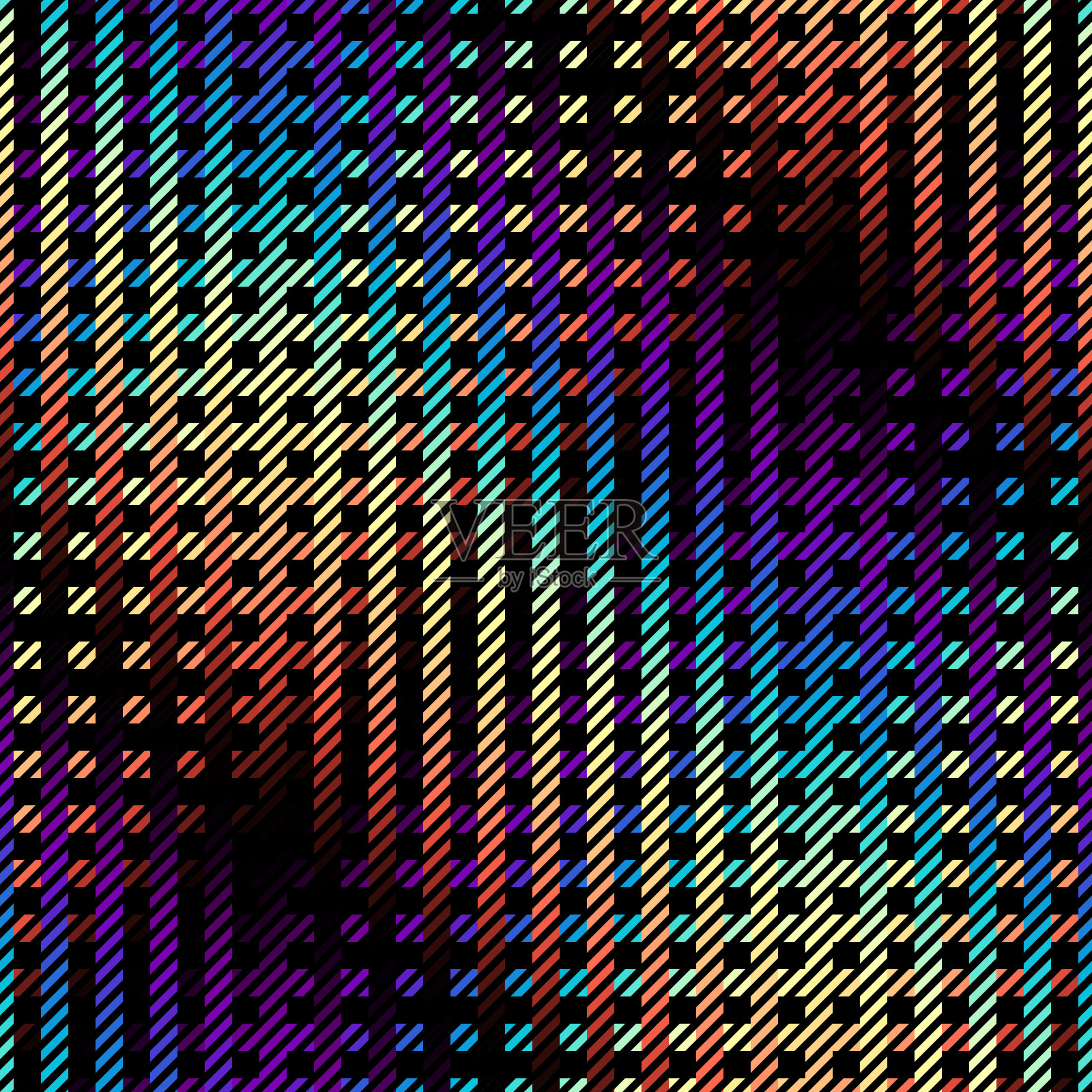 几何抽象图案在低聚风格。插画图片素材