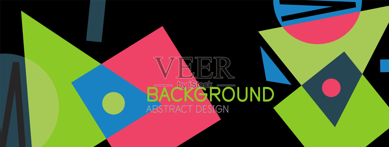 抽象背景与块，线条，几何形状。技术或商业概念的壁纸，横幅，背景，着陆页插画图片素材