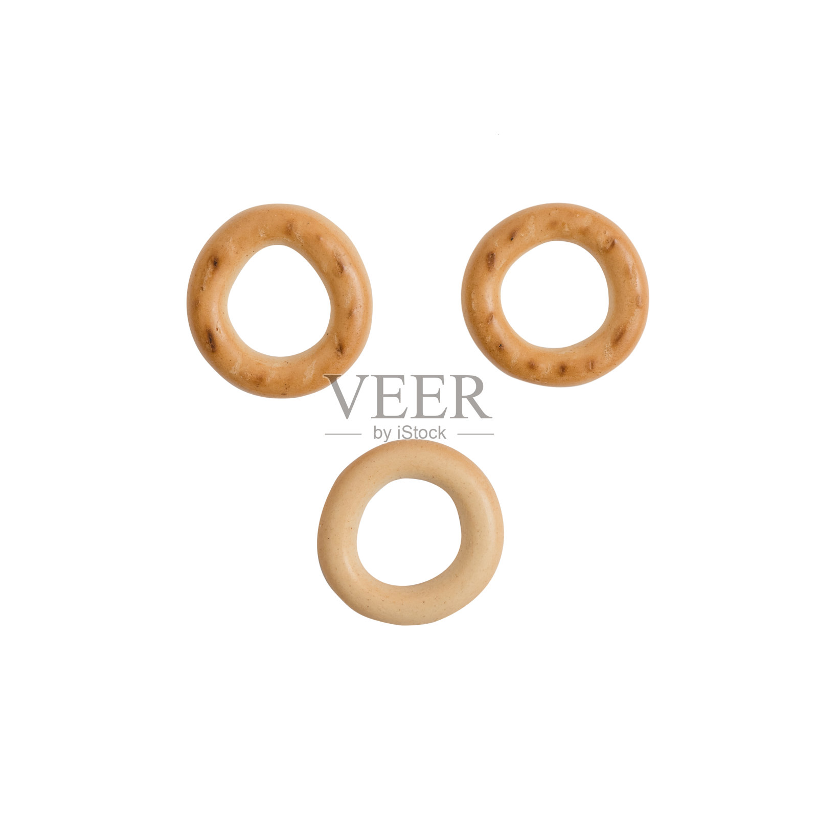 三个小圆形干燥器孤立在白色照片摄影图片