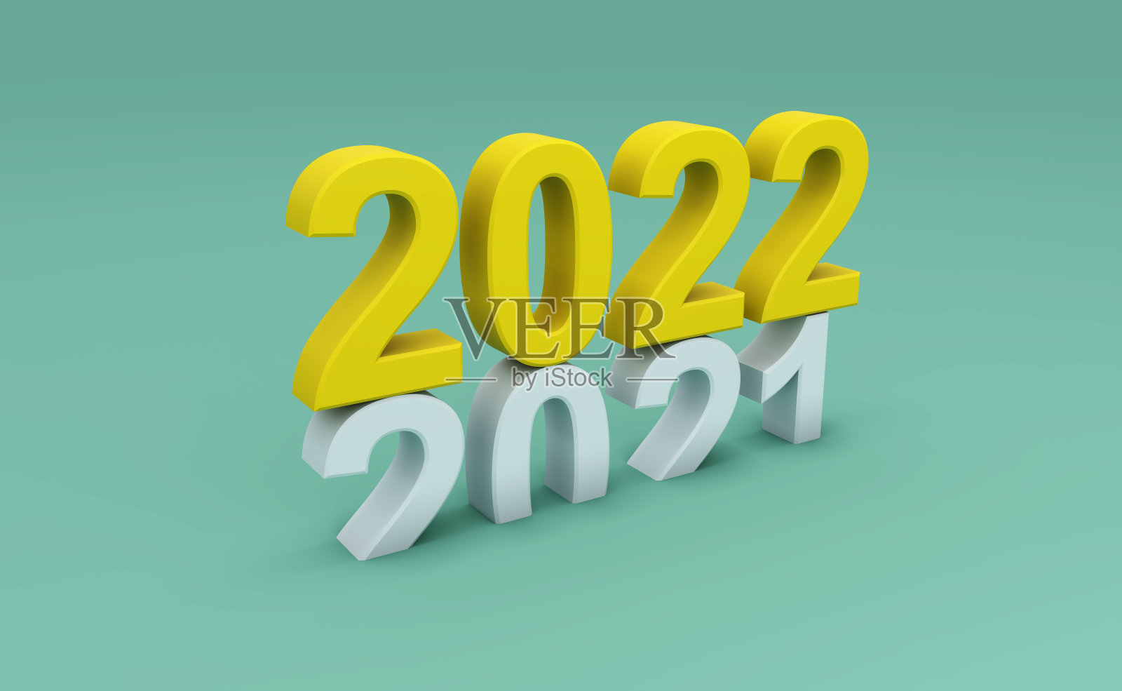 2022年新年创意设计概念照片摄影图片