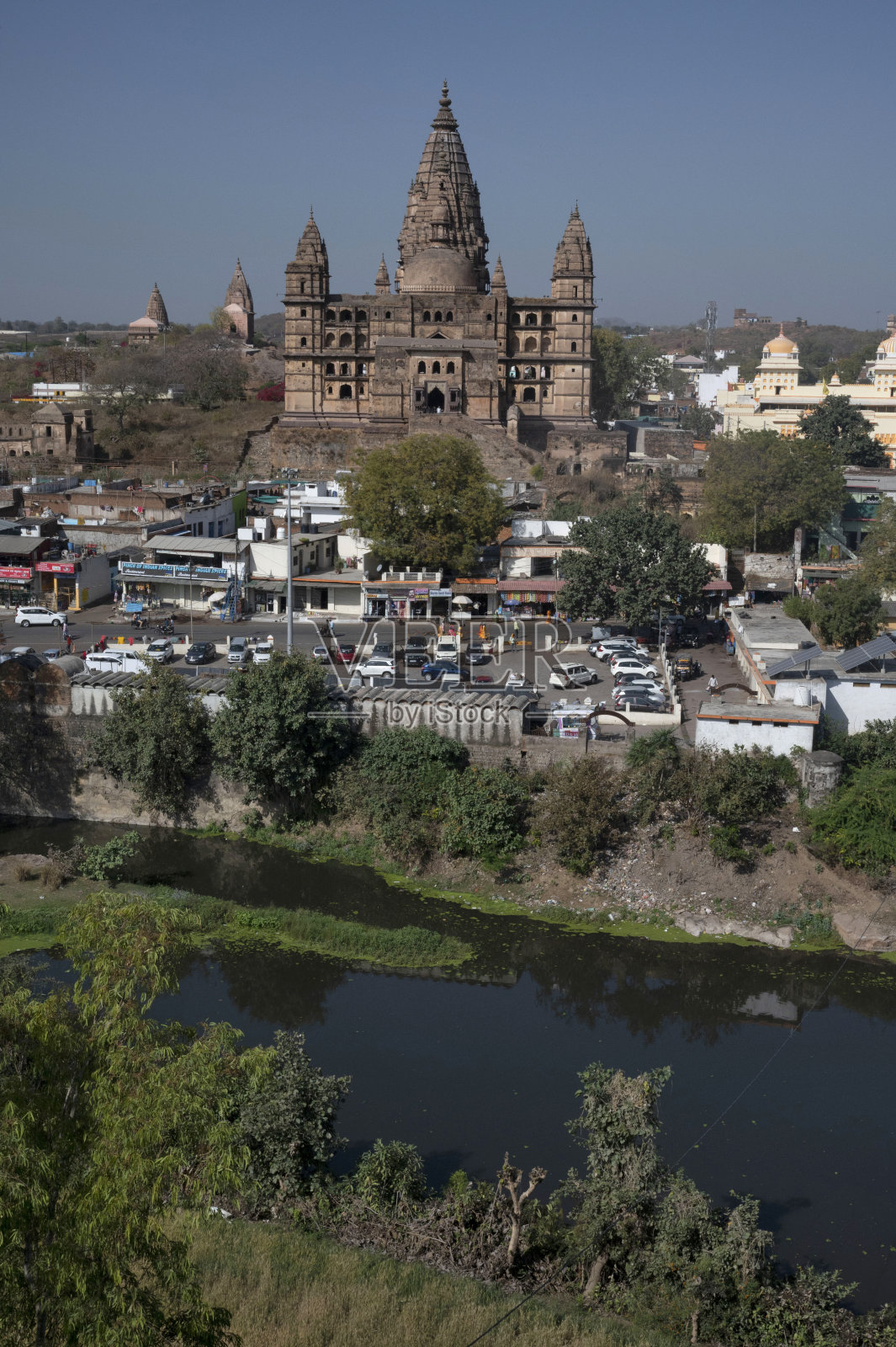 Chaturbhuj殿。献给主毗湿奴。Orchha。中央邦。印度照片摄影图片