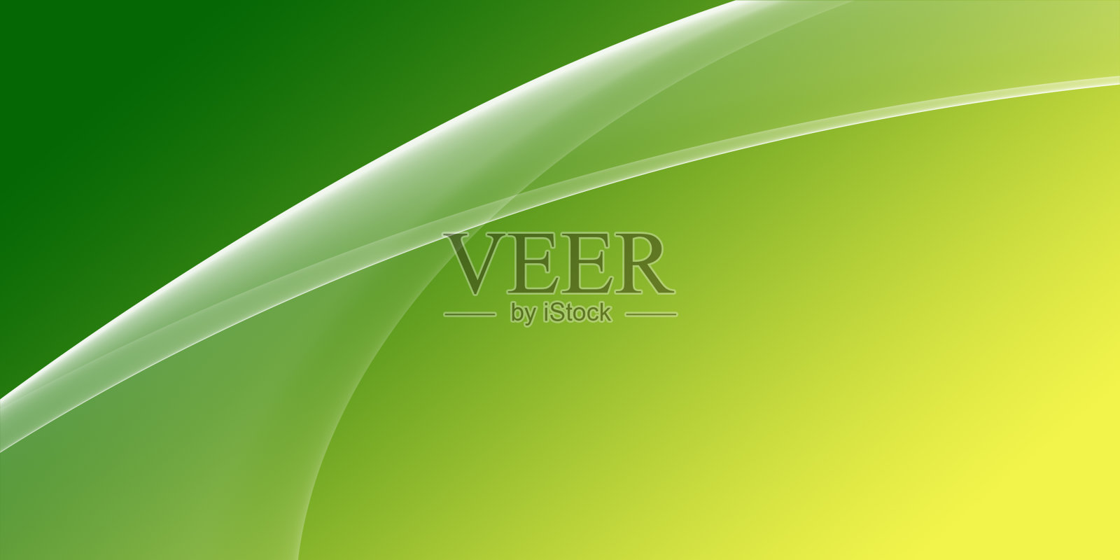 绿色抽象透明软波设计元素插画图片素材