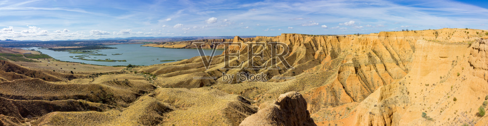 托莱多附近的Burujon山丘(西班牙)照片摄影图片