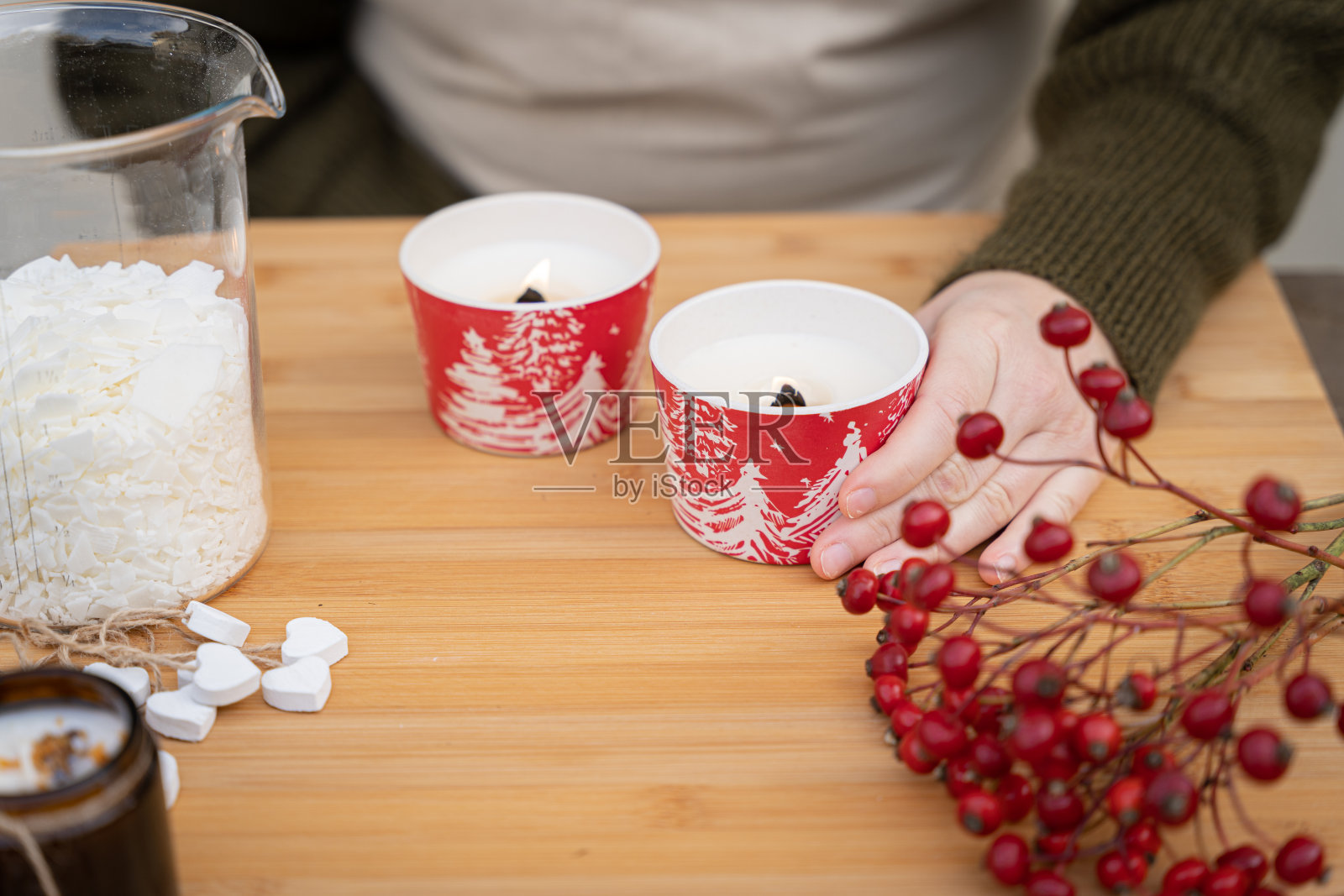 蜡烛制造业务照片摄影图片