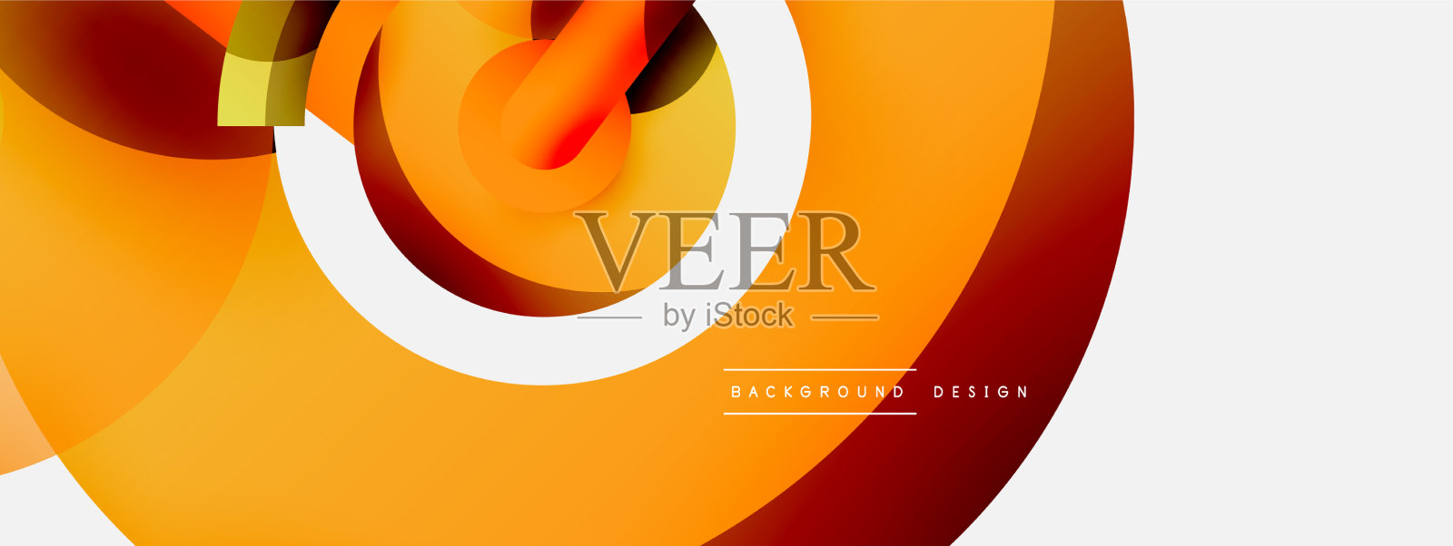 圆形和其他几何形状插画图片素材