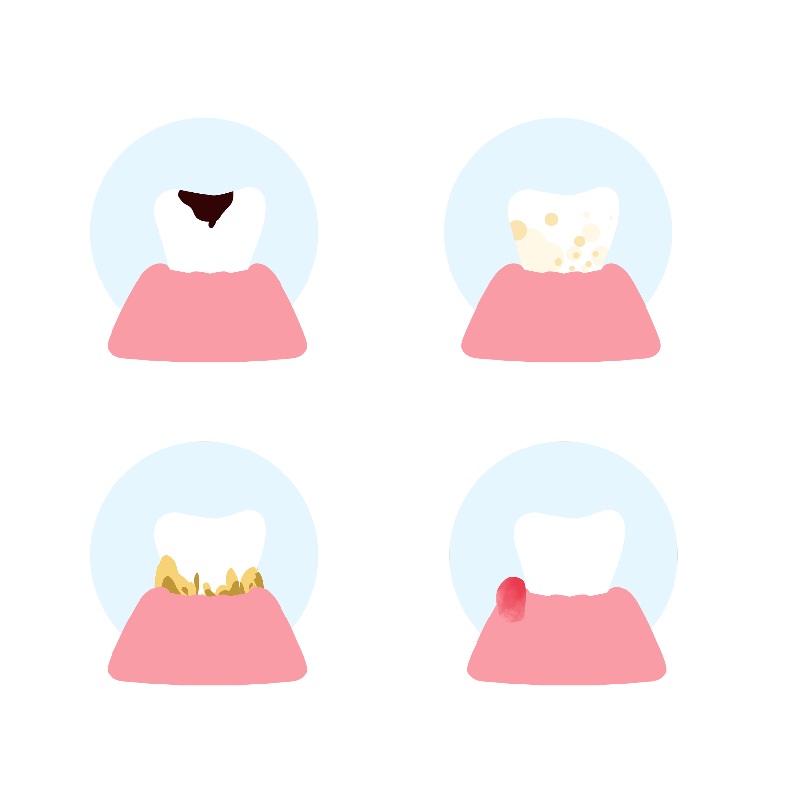 口腔问题设计元素图片