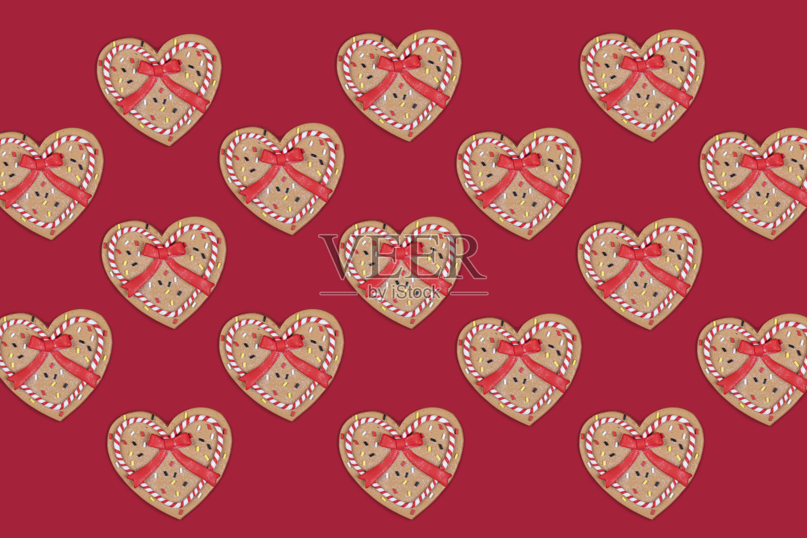 圣诞姜饼曲奇照片摄影图片